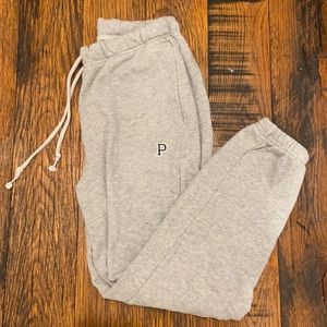PINK Grey Joggers